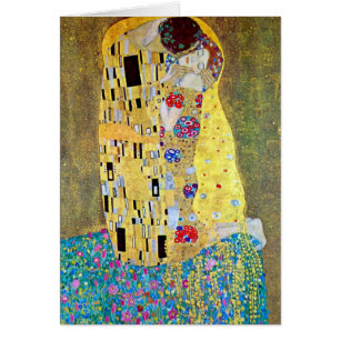 De Kus van Gustav Klimt, Vintage Art Nouveau