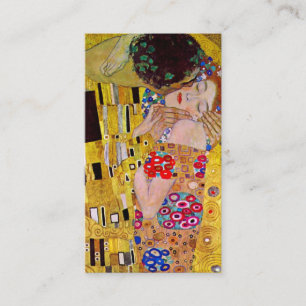 De Kus van Gustav Klimt, Vintage Kunst Bruiloft Informatiekaartje