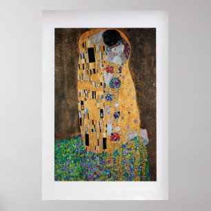 De Kus van Gustav Klimt Vintage Kunstprint 1 Poster