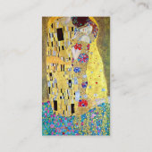 De Kus van Gustav Klimt Visitekaartje (Achterkant)