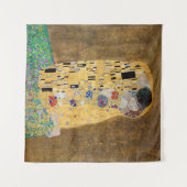 De kus van Gustav Klimt Wandkleed (Voorkant (horizontaal))