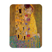 De kus van Gustave Klimt Magneet (Verticaal)