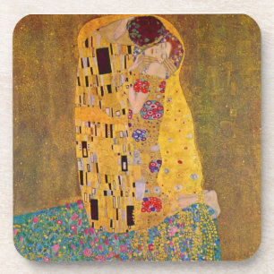 "De kus" van Gustave Klimt Onderzetter