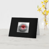 De Kus van het hart Kaart (Gele Bloem)