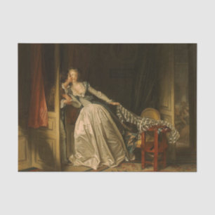 De kus van Jean Honore Fragonard Tissuepapier