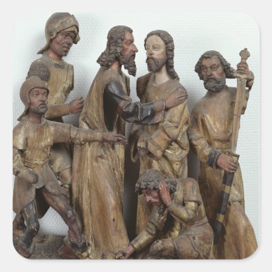 De Kus van Judas uit Antwerpen Vierkante Sticker (Voorkant)