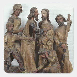 De Kus van Judas uit Antwerpen Vierkante Sticker