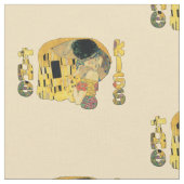 De kus van Klimt Fabric Stof (Close Up)