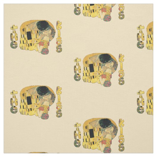 De kus van Klimt Fabric Stof (Swatch)