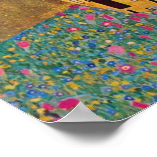 De kus van Klimt Poster (Hoek)