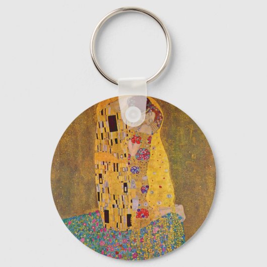 De kus van Klimt Sleutelhanger (Voorkant)