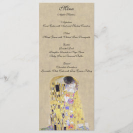 De kus van Klimt Wedding Creamy Sand Menu