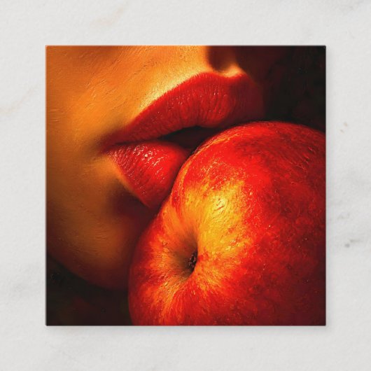 De kus van nectarine – Een intieme portret Informatiekaartje (Voorkant)