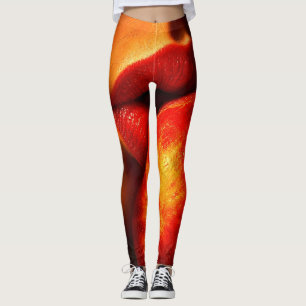 De kus van nectarine – Een intieme portret Leggings