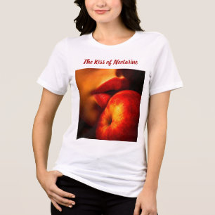 De kus van nectarine – Een intieme portret Tri-Blend Shirt