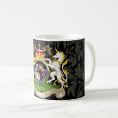 De kus, Will+Kate bruiloft, doe-het-zelf kleur!! Koffiemok (Voorkant rechts)