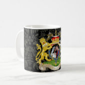 De kus, Will+Kate bruiloft, doe-het-zelf kleur!! Koffiemok (Voorkant links)