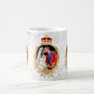 de kus, will+kate royal bruiloft+marble koffiemok