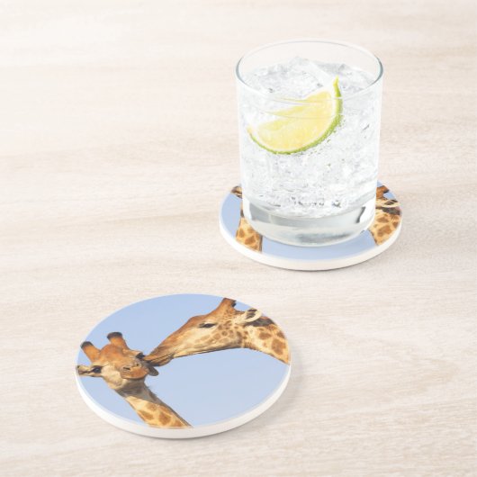 De kus zandsteen onderzetter (Zijkant)