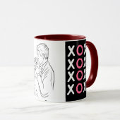 De kusdag - XOXO Mok (Voorkant rechts)