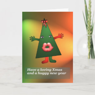 De kuskaart 1 van Kerstmis door Anjo Lafin Feestdagen Kaart