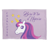 De kussensloop van een gepersonaliseerd meisje met (Voorkant)