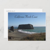 De Kust Californië van het noorden Briefkaart (Voorkant / Achterkant)
