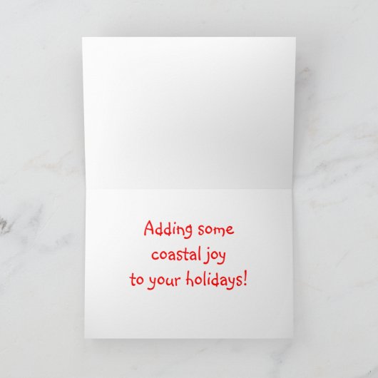 De kust Kaart van het Vakantie (Binnen)