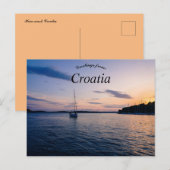 De Kust Kroatië van Hvar Briefkaart (Voorkant / Achterkant)