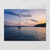 De Kust Kroatië van Hvar Briefkaart (Voorkant)