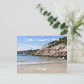 De kust lopen briefkaart (Staand voorkant)