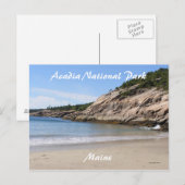 De kust lopen briefkaart (Voorkant / Achterkant)