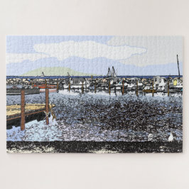 De kust, Marseillan Zuid-Frankrijk Legpuzzel