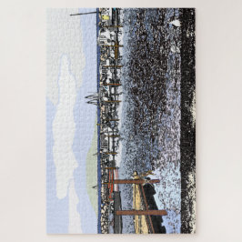 De kust, Marseillan Zuid-Frankrijk Legpuzzel