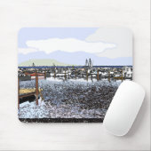 De kust, Marseillan Zuid-Frankrijk Muismat (Met muis)