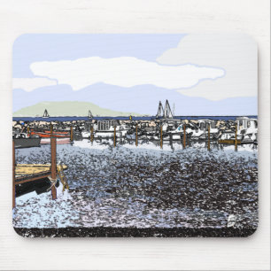 De kust, Marseillan Zuid-Frankrijk Muismat