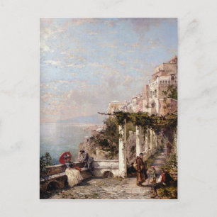 De kust van Amalfi door Franz Richard Unterberger Briefkaart