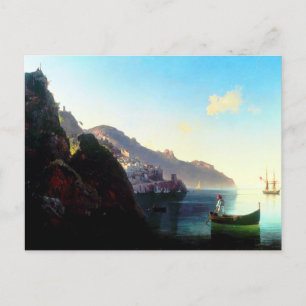 De kust van Amalfi door Ivan Aivazovsky Briefkaart