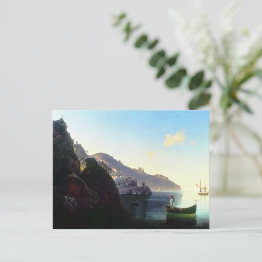 De kust van Amalfi door Ivan Aivazovsky Briefkaart (Staand voorkant)