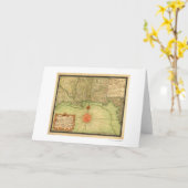 De Kust van de golf van Kaart 1747 van de V.S. (Gele Bloem)