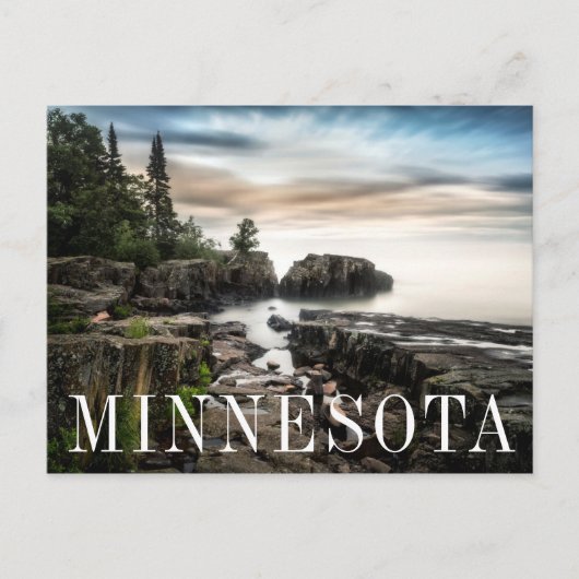 De kust van het meer van Superior | Minnesota Briefkaart (Voorkant)