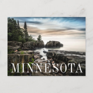 De kust van het meer van Superior   Minnesota Briefkaart
