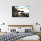 De kust van het meer van Superior | Minnesota Canvas Afdruk (Insitu (Slaapkamer))