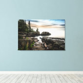 De kust van het meer van Superior | Minnesota Canvas Afdruk (Insitu (Houten vloer))