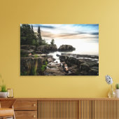 De kust van het meer van Superior | Minnesota Canvas Afdruk (Insitu (Woonkamer))