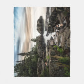 De kust van het meer van Superior | Minnesota Fleece Deken (Voorkant)