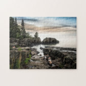 De kust van het meer van Superior | Minnesota Legpuzzel (Horizontaal)