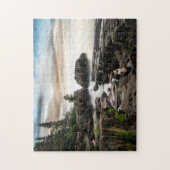 De kust van het meer van Superior | Minnesota Legpuzzel (Verticaal)