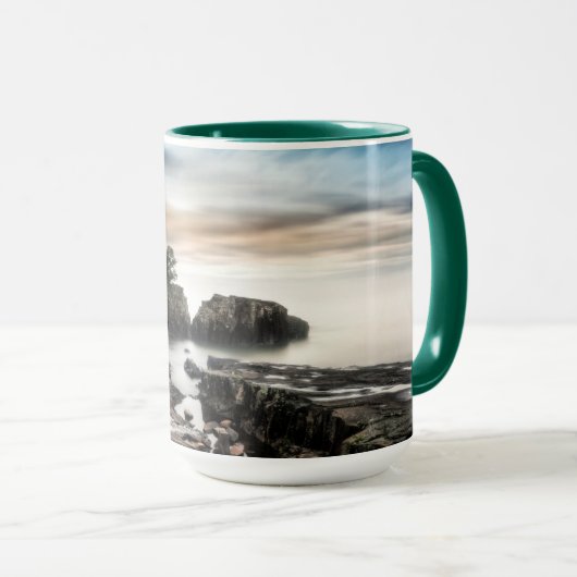 De kust van het meer van Superior | Minnesota Mok (Voorkant rechts)