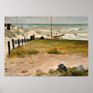 De kust van Holland, William Merritt Chase art Poster